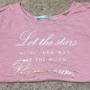 Moon quote graphic tee